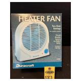 New Duracraft Heater/ Fan