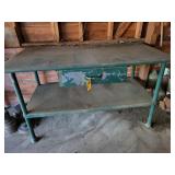 Metal Shop Table 60 X 30 X 35