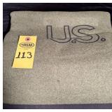 Wool Blanket Marked U S A