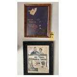 Mickey Mantle Baseball & Old Gold Paper Adv