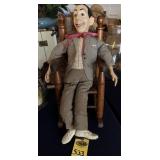 Pee Wee Herman Doll And Chair