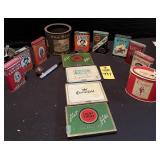 Collectible Cigarette, Pipe, Chewing Tobacco Tins