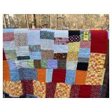 Homemade Patchwork Quilt 54x74