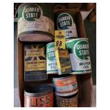 Oil Cans, Coffee Can, Fire Extingusher,