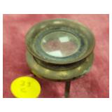 Vintage Brass Map Reader