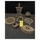 Assorted Vintage Cast Iron Pieces
