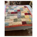 Homemade Quilt 51" X 46"