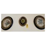 Vtg Capodimonte Style Porcelain Wall Plaque &