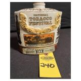 1973 Jim Beam Tobacco Festival Decanter