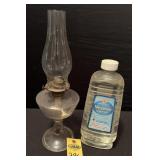 Vintage Oil Lamp And Lamp Oil
