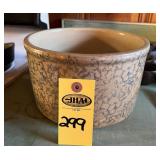 Robinson Ransbottom Pottery Blue Spongeware Crock