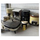 Coffeemakers, Can Opener, Elec Fryer, Slow Cooker