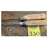 Antique Advertising Ice Picks