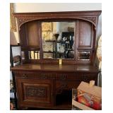 Edwardian Era Oak Sideboard - East Lake Style