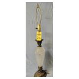 Glass & Metal Lamp 31' Tall