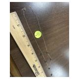 14k Chain W/ Stone Hearts 1.8g W/ Stones