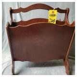 Wood Magazine Rack