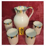 Holly Hill Seagrove Nc Pottery Water Set