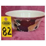 Nichols Pottery 10' Fruit Bowl, Seagrove Nc