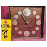 Our Silver Heritage Coin Clock