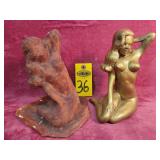 Nude Sculpture 7 1/2' And  Mold