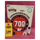 Barry Bonds, Giants 700 Home Run, Mcfarlane