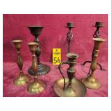 Brass & Metal Candlestick Holders
