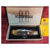 Rough Rider Brown Stag Bone Pocket Knife