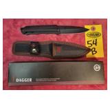 Dagger Knife In Case 8'