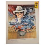 Signed Richard Petty Print ' Randelman Rocket'
