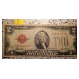 1928 D $2 Bill Red Seal