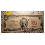 1953 A $2 Bill Red Seal
