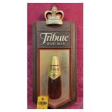 Tribute Light Beer Sign, 1980 20 X 9