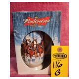 Budweiser Holiday Clydesdale Stein 2003 In Box
