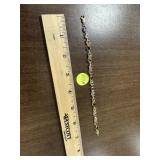 10k Multi Stone Bracelet 7g W/ Stones