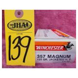 50 Rounds Winchester 357 Magnum