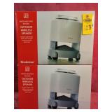 2 Outdoor Wireless Speakers - Used