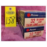 100 Rounds 32 S & W Long