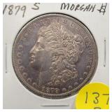 1879 S Morgan Silver Dollar