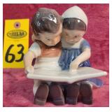 Royal Copenhagen, Children Reading Figurine, 1567,