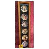 Pemberton & Oakes 1990's Minature Plates In Frame