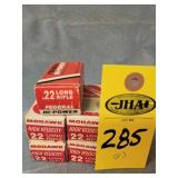 250 Rounds 22 Cal Long Rifle Ammo