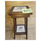 Mushroom 2 Tier Shelf 9" X 9" X 22"