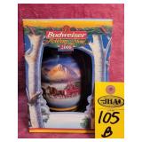 Budweiser Holiday Stein In Box 2000