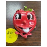 Anthropomorphic Apple Pin, Wesco