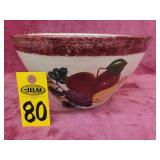 Nichols Pottery 11' Fruit Bowl, Seagrove Nc