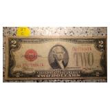 1928 D $2 Bill Red Seal