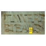 Neon Light Glass - Dinners Steaks - Not Working