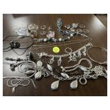 Sterling Jewelry 270g W/ Stones