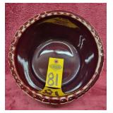 D K Clay 9' Pottery Bowl